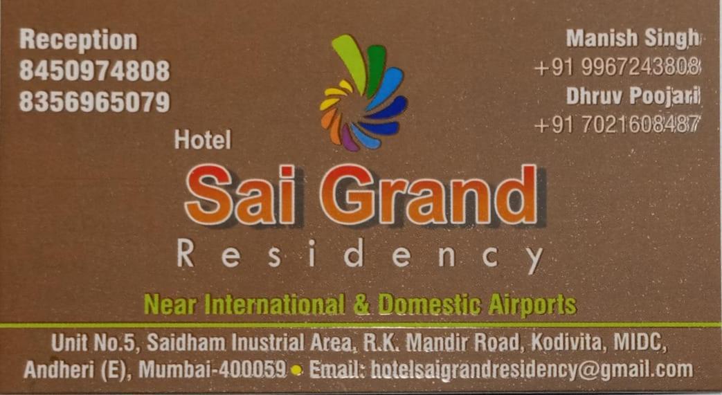 Hotel Sai Grand Residency Mumbai Exterior photo